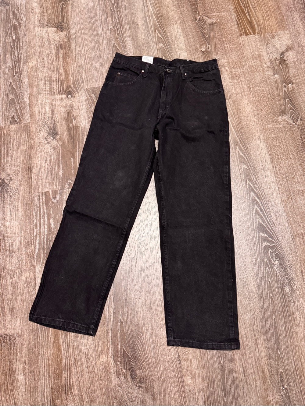 Wrangler Men’s Five Star Premium Denim Relaxed Fit Black Jeans. Sz 34 x 30. NWT!